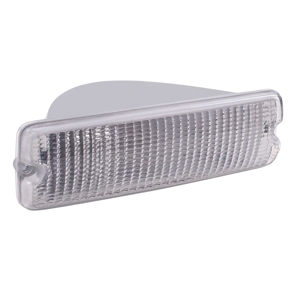 Brock Replacement Driver Park Signal Front Marker Light Compatible with 1991-1993 charger Pickup Truck 55026085