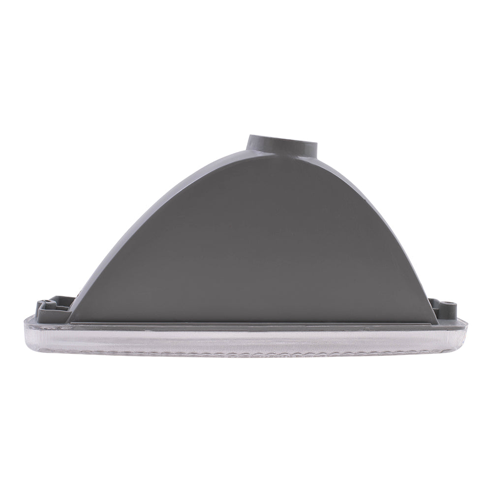 Brock Replacement Driver Park Signal Front Marker Light Compatible with 1991-1993 charger Pickup Truck 55026085