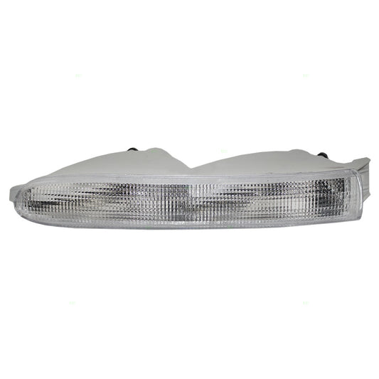 Brock Replacement Drivers Park Signal Front Marker Light Compatible with 1996-2000 Town & Country with Quad Headlights 5003367AA