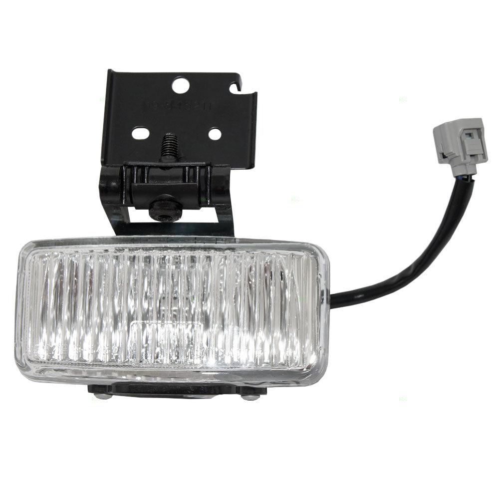 Brock Replacement Driver Fog Light Lamp Compatible with 1997-1998 Grand Cherokee 55155313