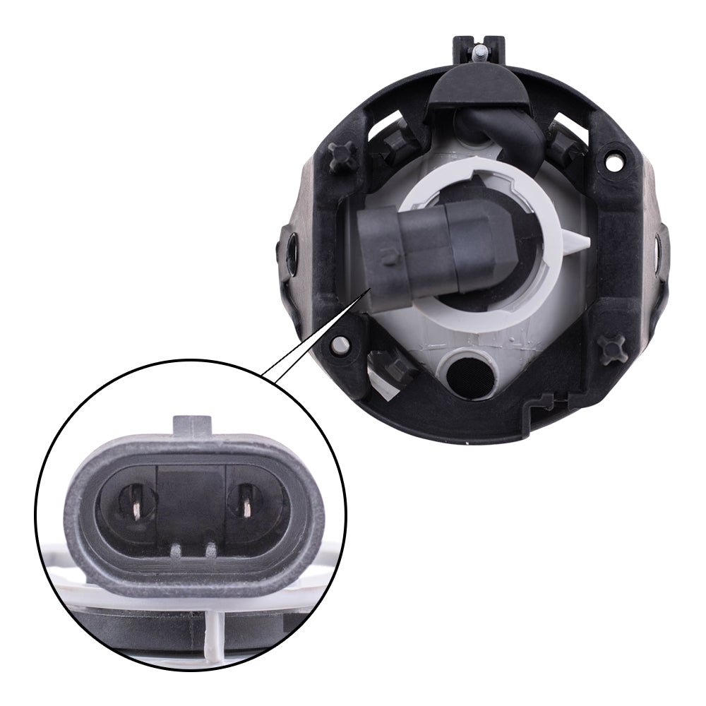 Brock Replacement Fog Light Assembly Compatible with 2005-2009 Caravan Grand Caravan Town & Country 4805857AB