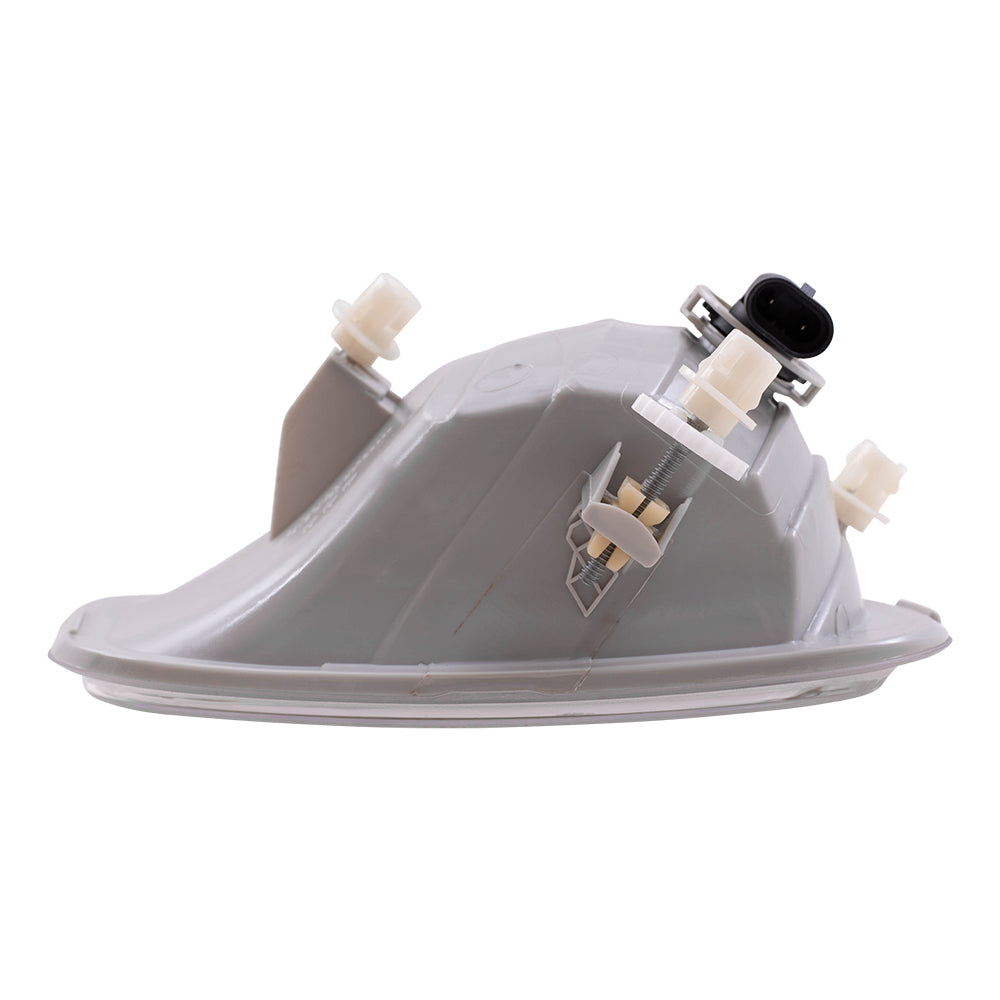 Brock Replacement Pair Set Fog Lights Compatible with 2009-2018 Pickup Truck 55372735AB 55372734AB