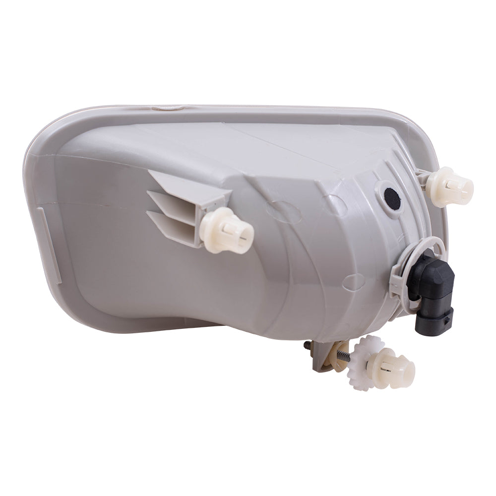 Brock Replacement Pair Set Fog Lights Compatible with 2009-2018 Pickup Truck 55372735AB 55372734AB