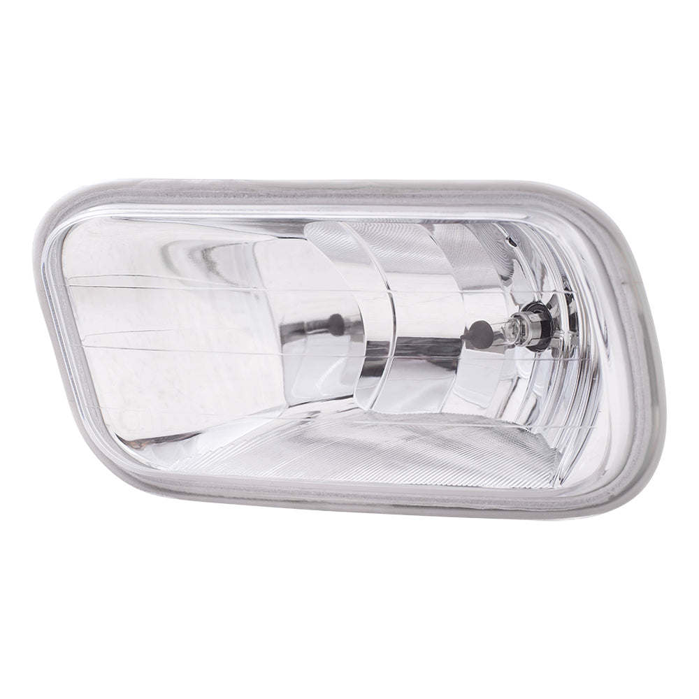 Brock Replacement Drivers Fog Light Assembly Compatible with 09-18 Pickup Truck 55372735AB