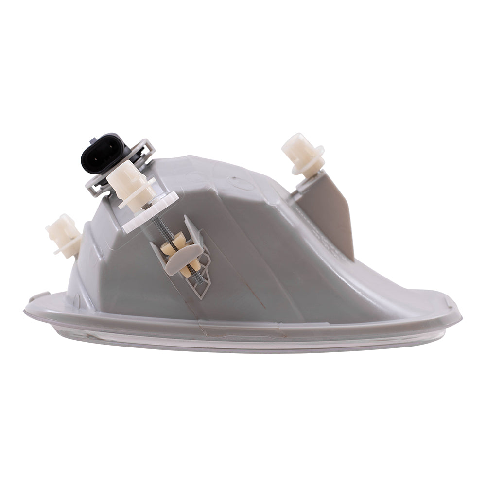 Brock Replacement Drivers Fog Light Assembly Compatible with 09-18 Pickup Truck 55372735AB