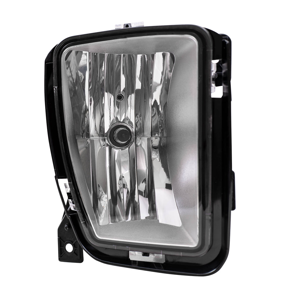 Brock Replacement Driver and Passenger Side Standard Type Fog Light Assemblies Compatible with 2013-2018 1500 & 2019-2021 1500 Classic