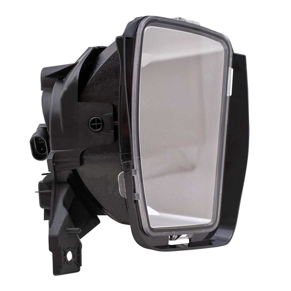 Brock Replacement Driver and Passenger Side Standard Type Fog Light Assemblies Compatible with 2013-2018 1500 & 2019-2021 1500 Classic