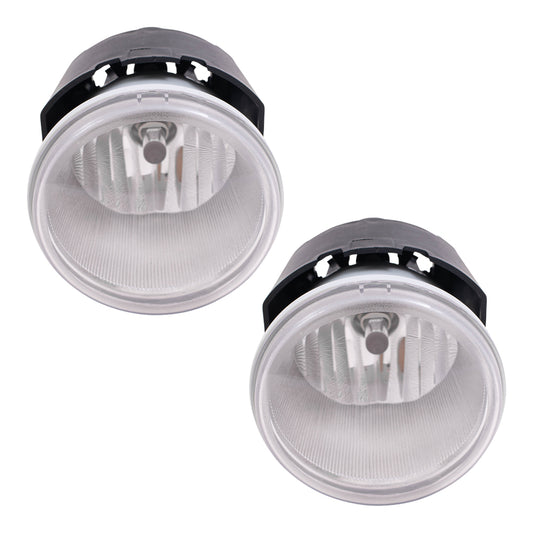 Brock Replacement Fog Lights Compatible with 2005-2009 300 2008-2009 Caliber SRT-4 4805858AB