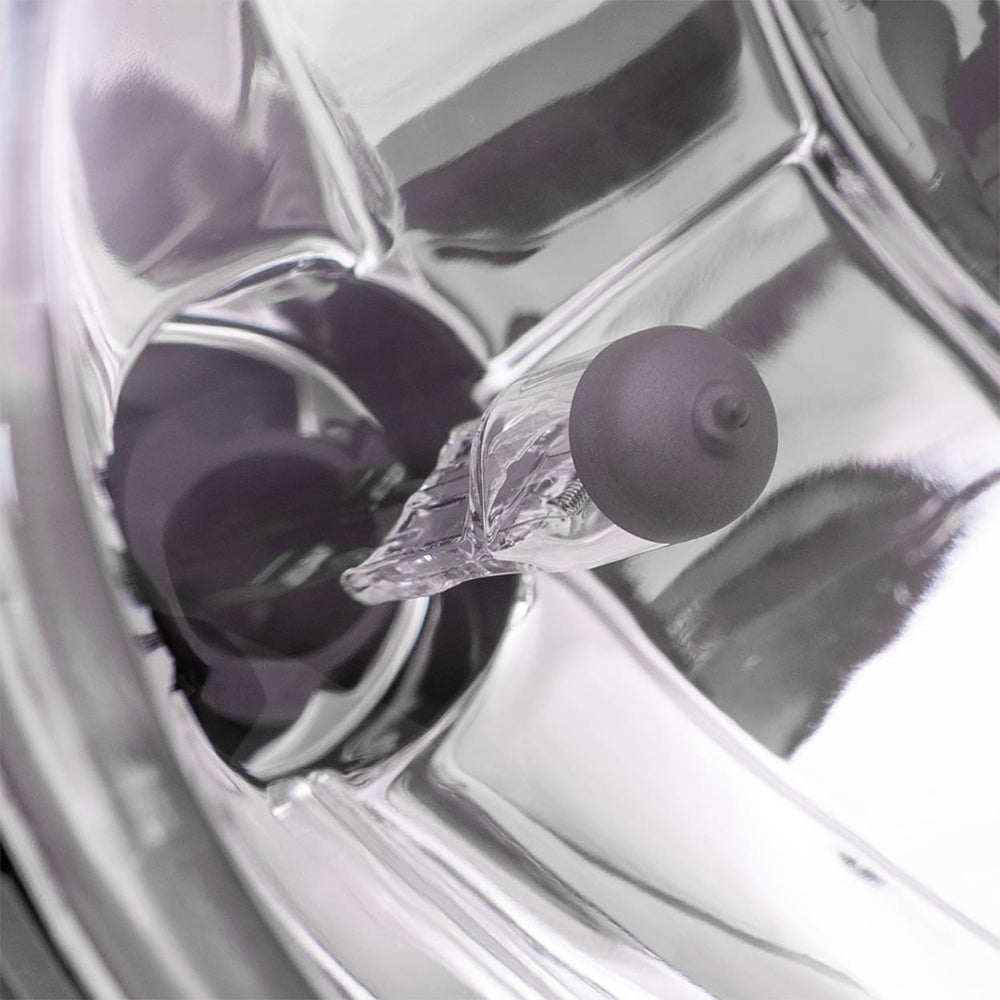 Brock Replacement Round Fog Light Lamp w/ Clear Lens Compatible with 01-03 Durango 01-04 Dakota Pickup Truck 55077320AB