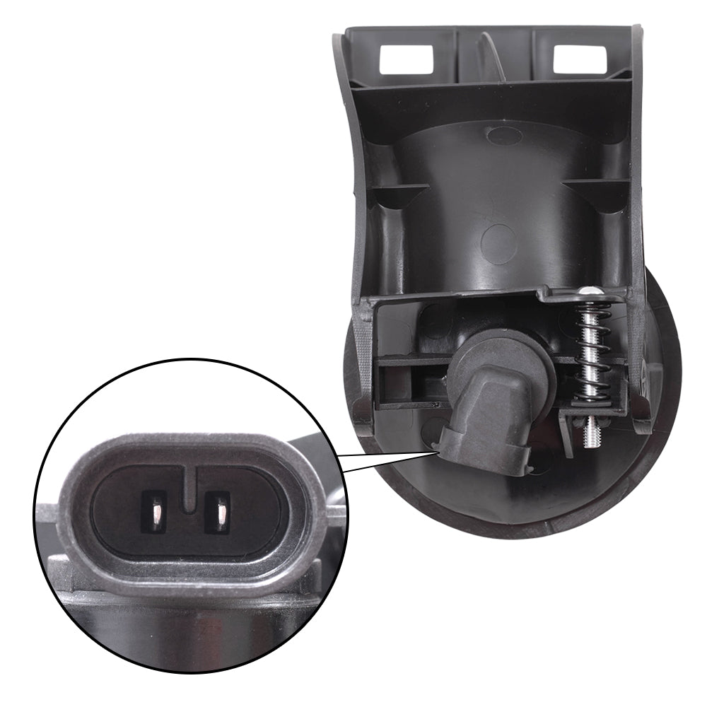 Brock Replacement Drivers Fog Light Assembly Compatible with 1999-2002 Pickup Truck 55076941AB