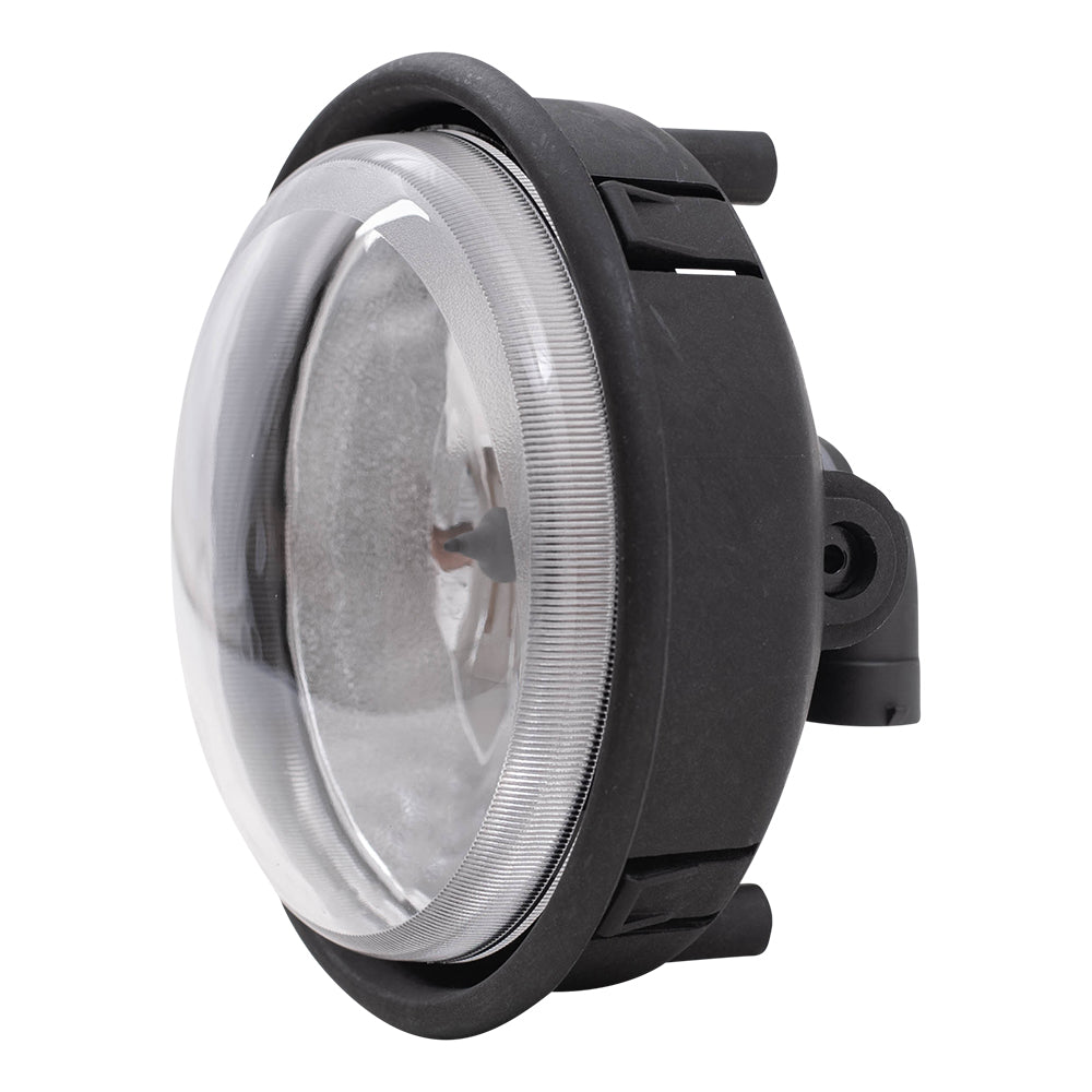 Brock Replacement Halogen Fog Lights Set w/ Clear Lenses Compatible with 2001-2010 Columbia A06-75742-000