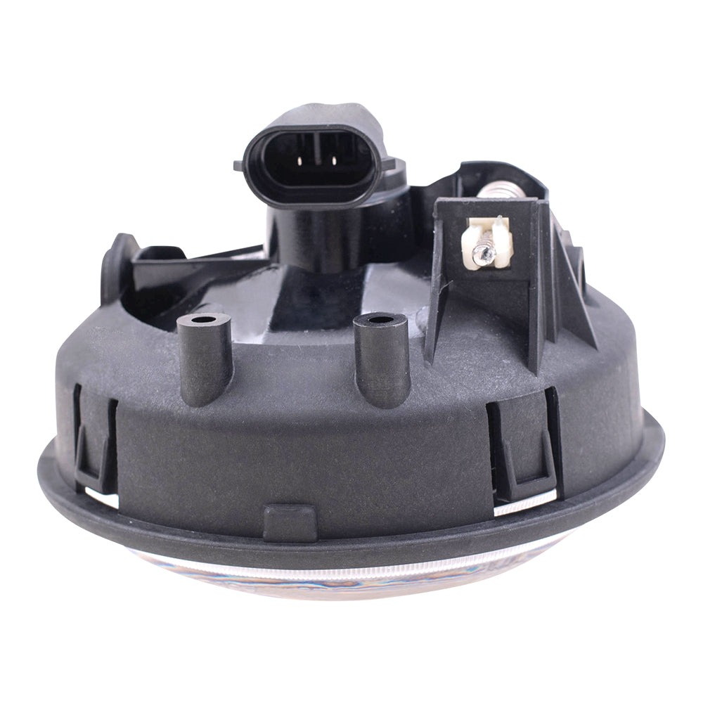 Brock Replacement Halogen Fog Lights Set w/ Clear Lenses Compatible with 2001-2010 Columbia A06-75742-000