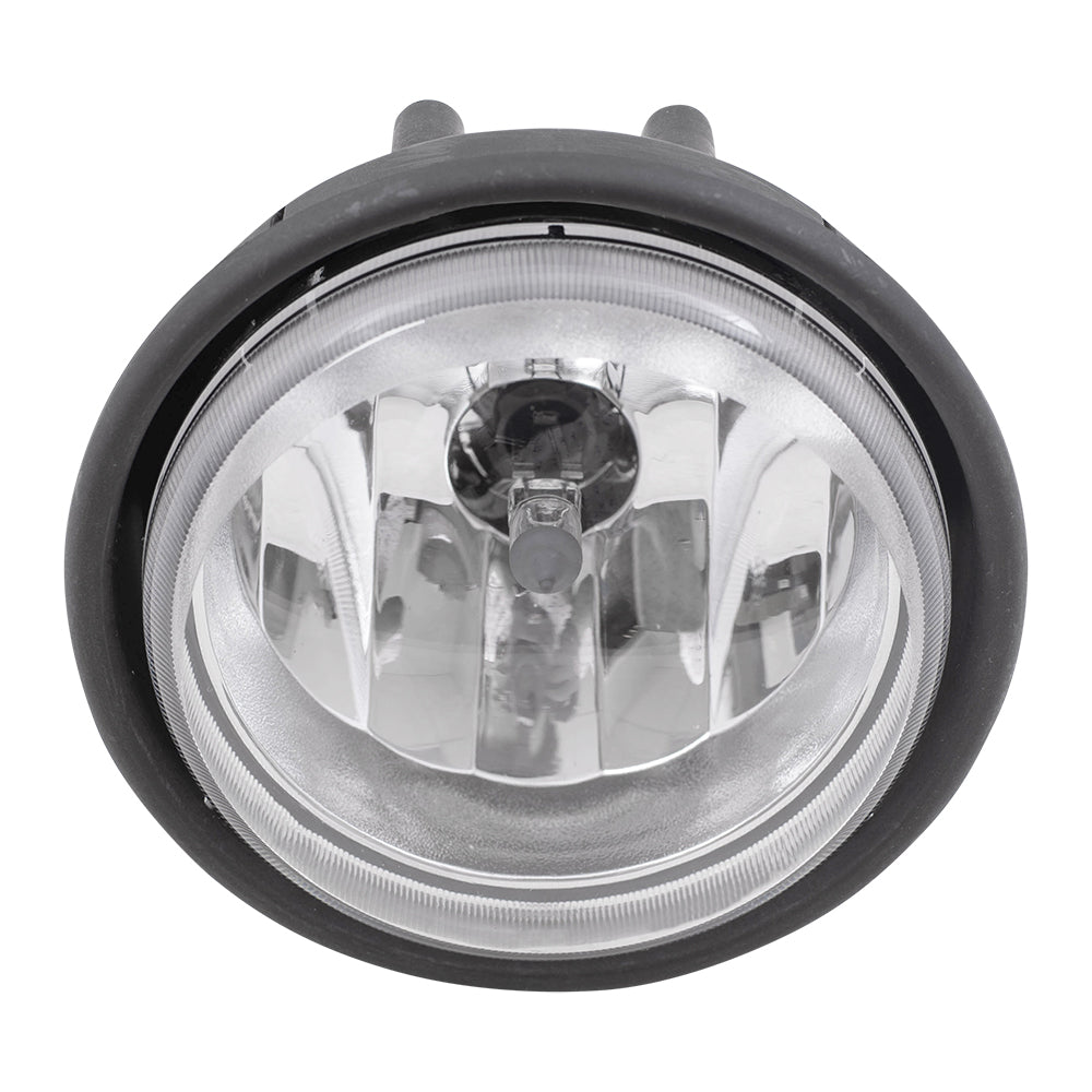 Brock Replacement Halogen Fog Light w/ Clear Lens Compatible with 2001-2010 Columbia A06-75742-000