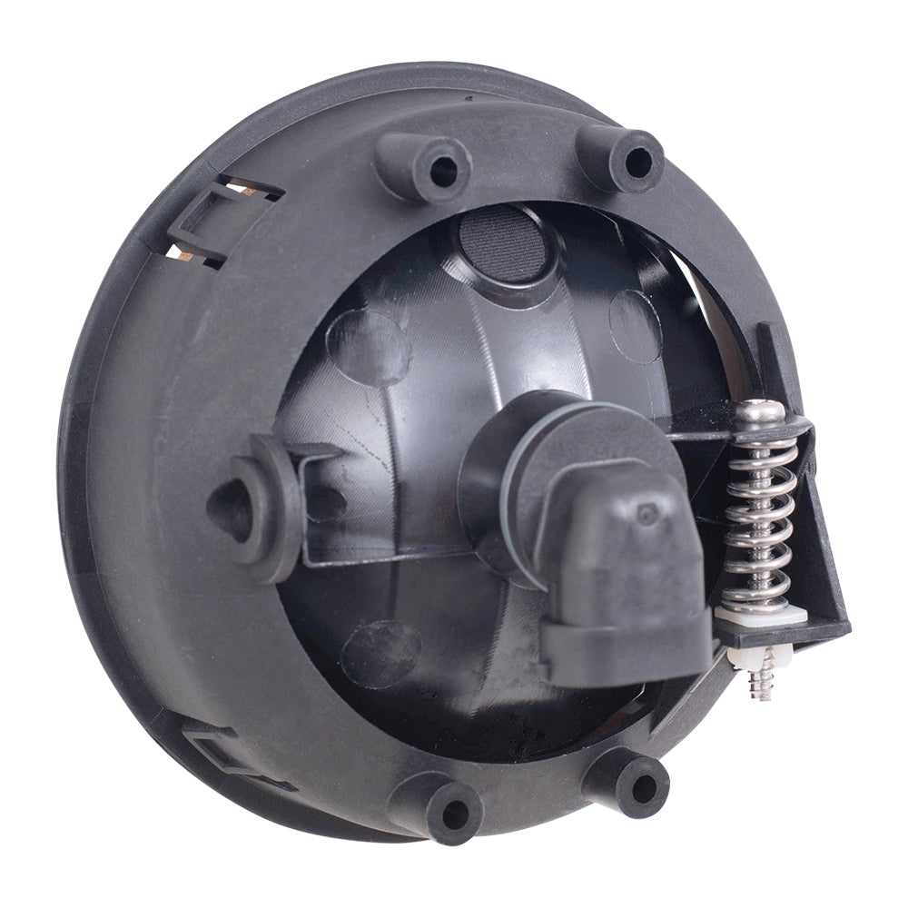 Brock Replacement Driver or Passenger Side Halogen Fog Light Assembly with Amber Lens Compatible with 01-10 Columbia