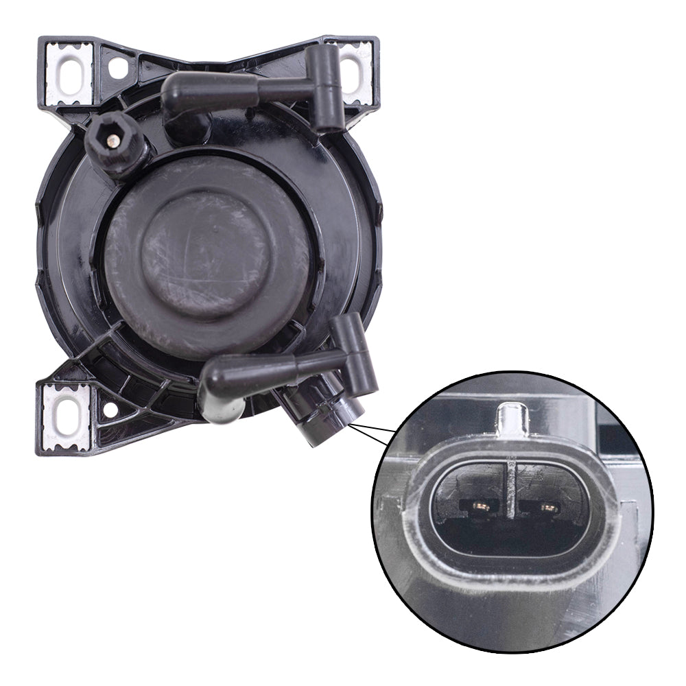 Brock Replacement Fog Lights Set Compatible with 2013-2020 PB 579 2008-2019 T660 2011-2016 PB 587 Replaces P54-1062-100