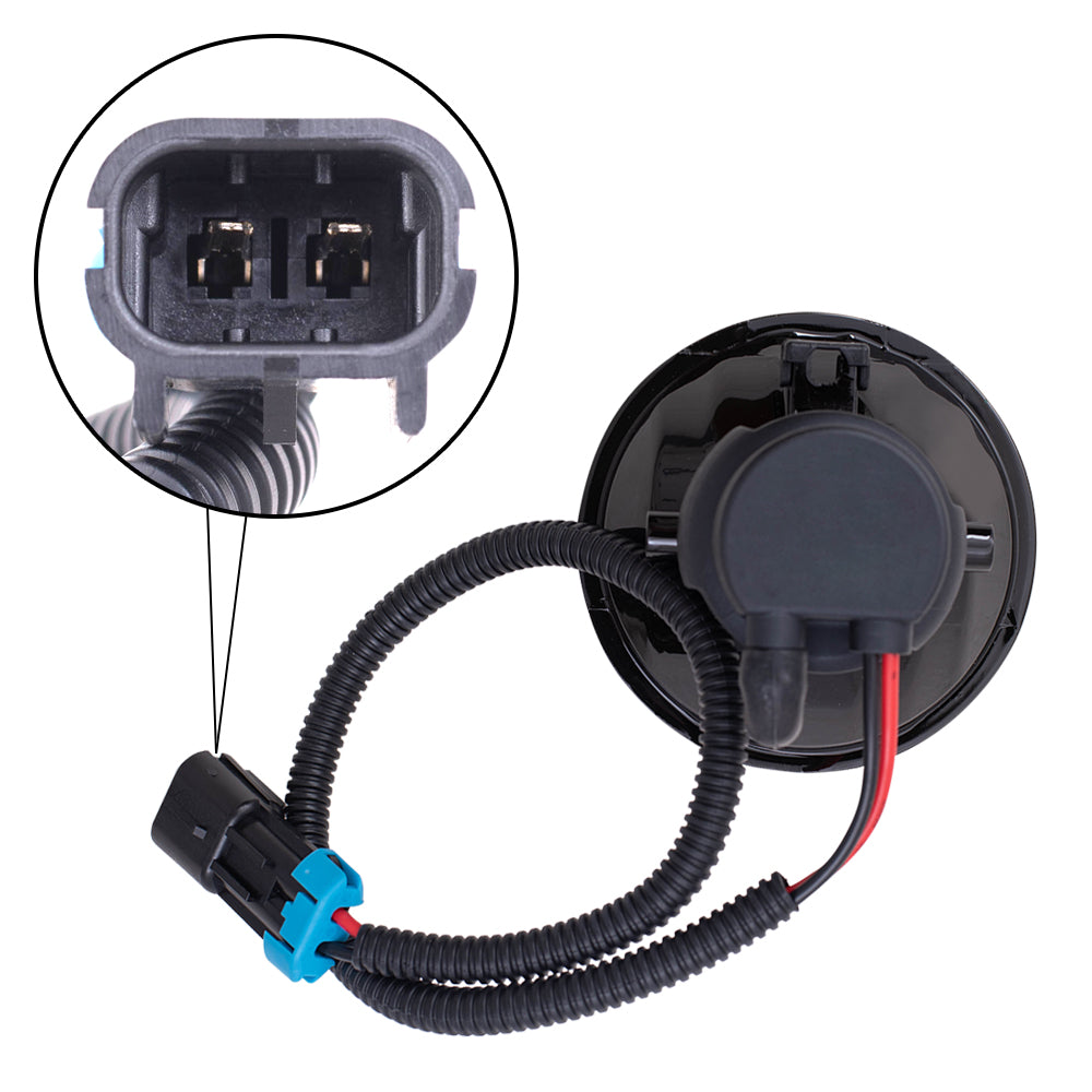 Brock Replacement Fog Light Compatible with 2008-2016 Pinnacle CXU612 CXU613 Replaces 84722512