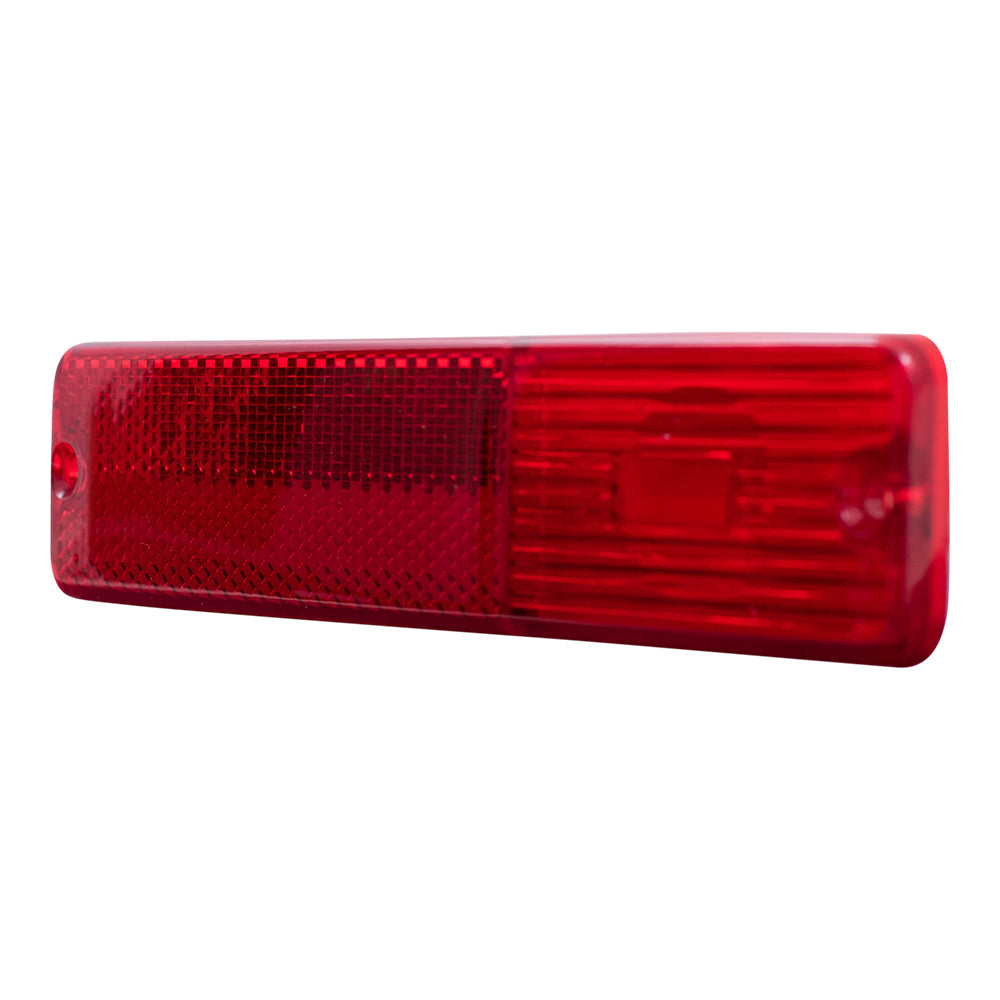 Brock Replacement Rear Signal Side Marker Light Lens Compatible with 68-86 CJ Series Wagoneer Grand Wagoneer Cherokee J0994021