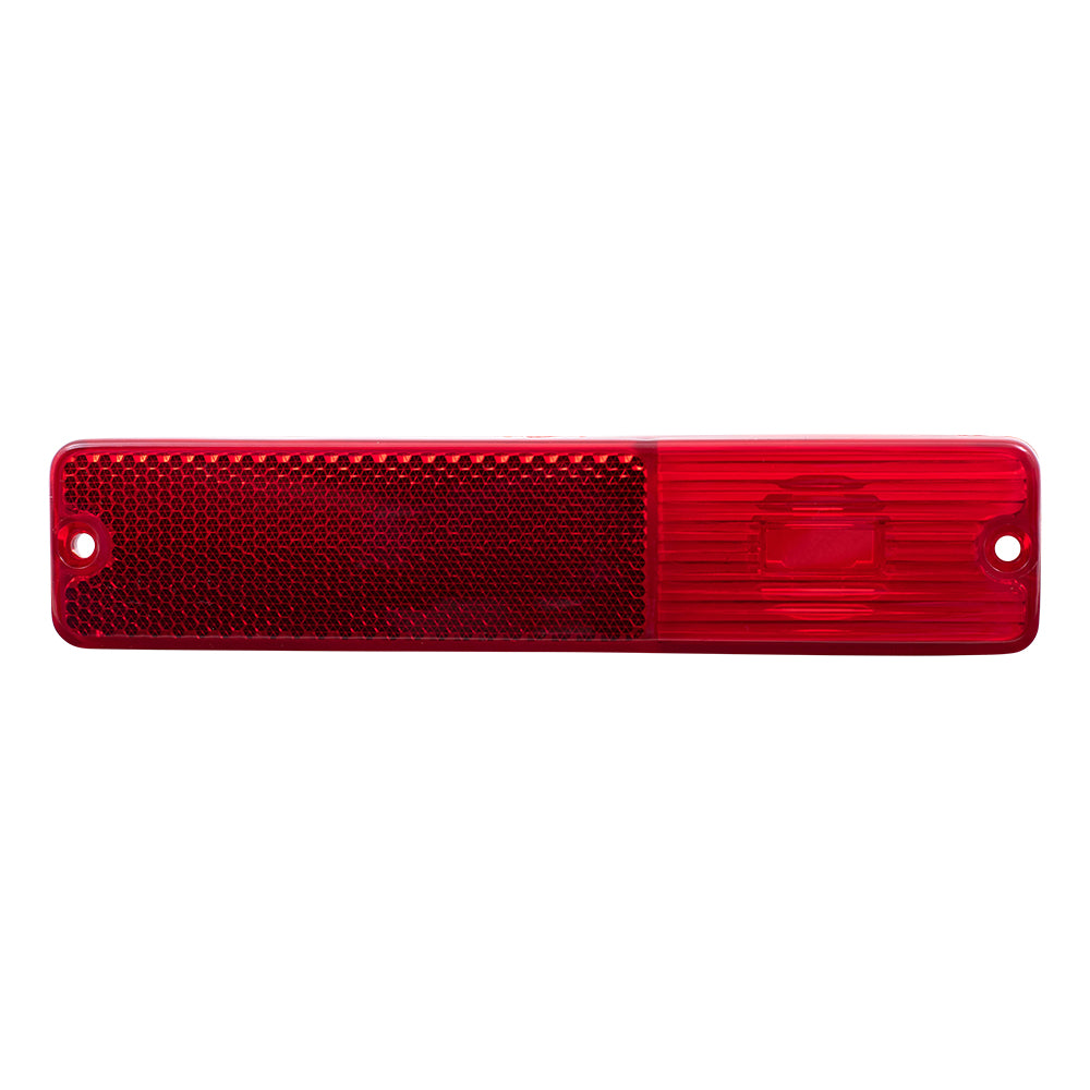Brock Replacement Rear Signal Side Marker Light Lens Compatible with 68-86 CJ Series Wagoneer Grand Wagoneer Cherokee J0994021