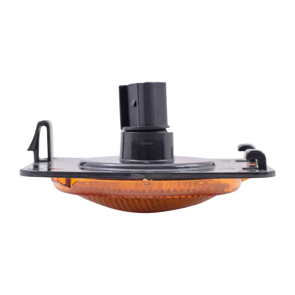 Brock Replacement Drivers Signal Side Marker Light Assembly Compatible with 2007-2017 Wrangler 2018 Wrangler JK 55078145AA