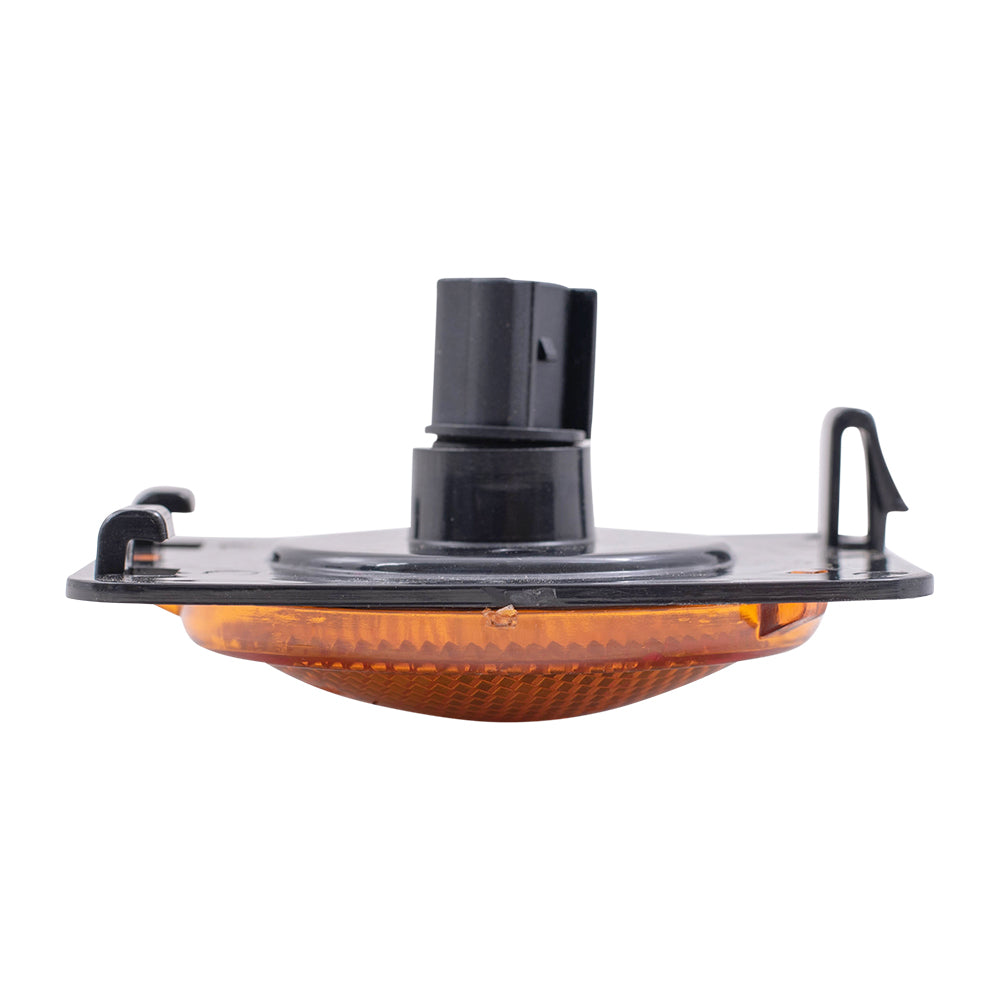 Brock Replacement Passengers Signal Side Marker Light Compatible with 2007-2017 Wrangler 2018 Wrangler JK 55078144AA CH2551127
