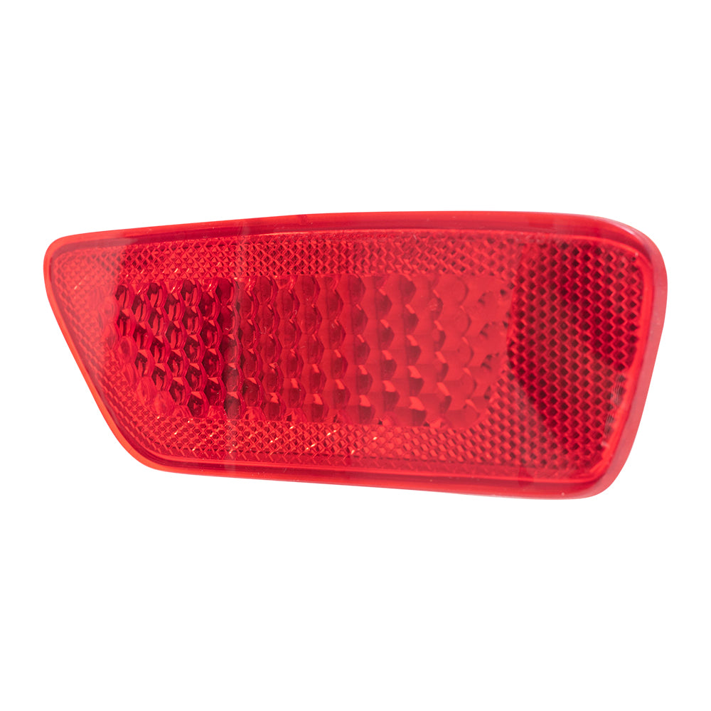 Brock Replacement Pair Set Rear Bumper Trim Reflectors Signal Marker Lens Compatible with 2011-2016 Journey Compass Grand Cherokee 57010721AC 57010720AC