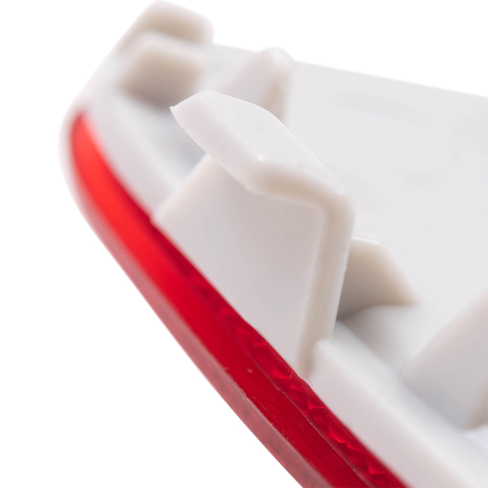 Brock Replacement Drivers Rear Bumper Trim Reflector Marker Lens Compatible with 2011-2016 Journey Compass Grand Cherokee 57010721AC CH1184100