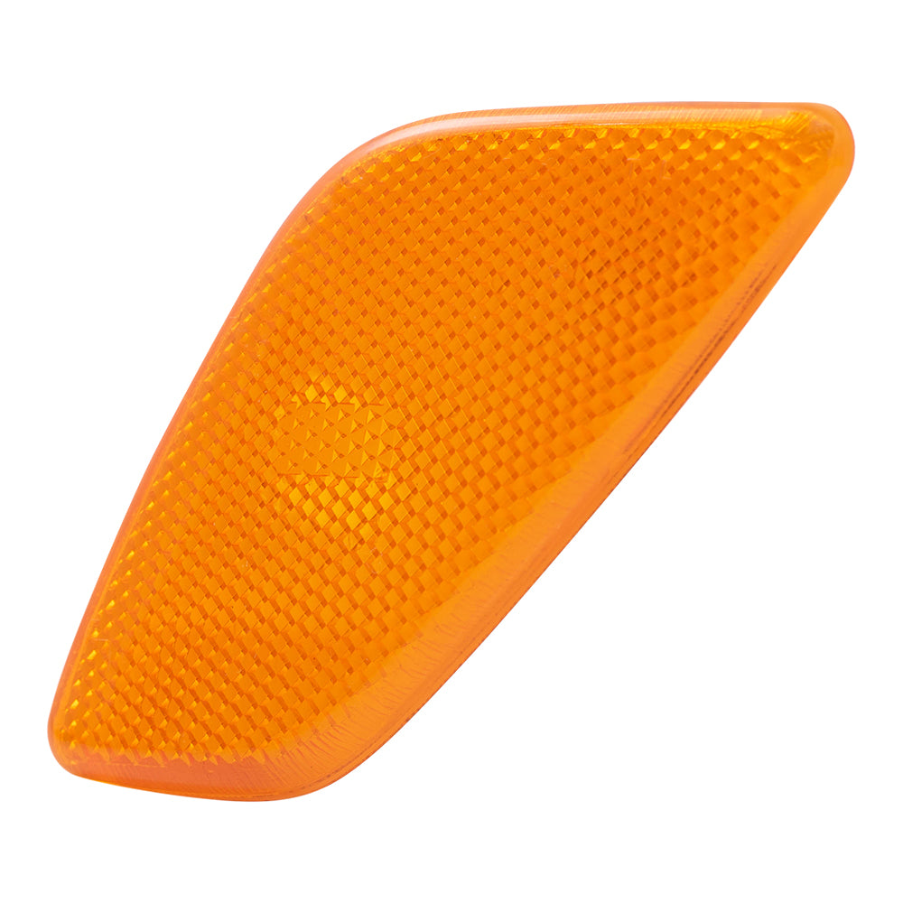 Brock Replacement Set Driver and Passenger Park Signal Side Marker Lights Compatible with 1997-2006 Wrangler 55155629AC 55155628AC