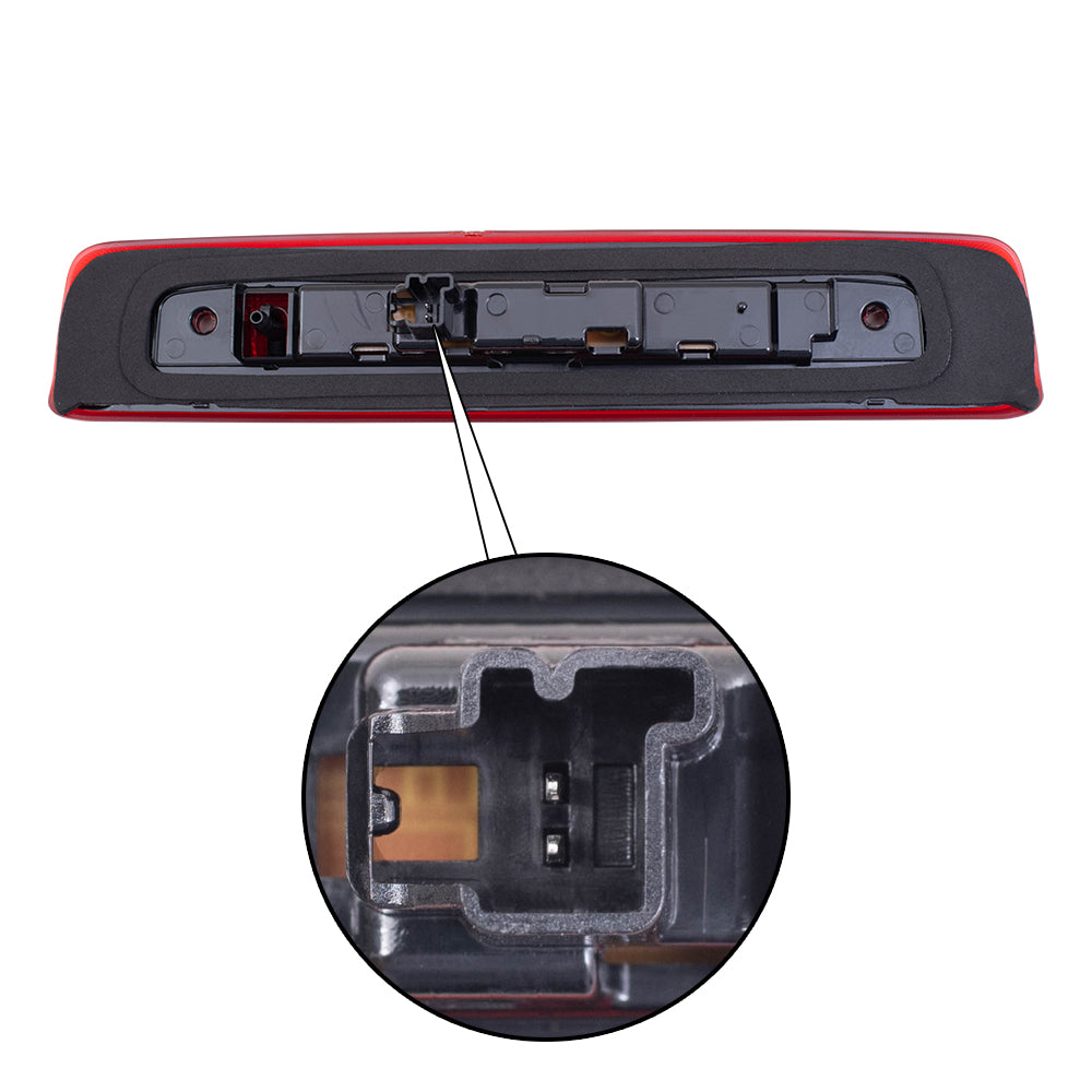 Brock Aftermarket Replacement Part 3rd Brake Light Compatible with 2006-2010 Jeep Commander