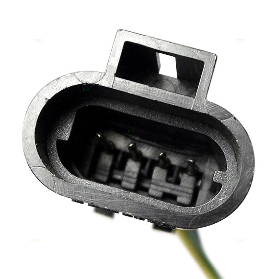 Replacement Passengers Power Side View Mirror Textured Black Low Mount Compatible with 1994 1995 1996 B-Series Van 55154698