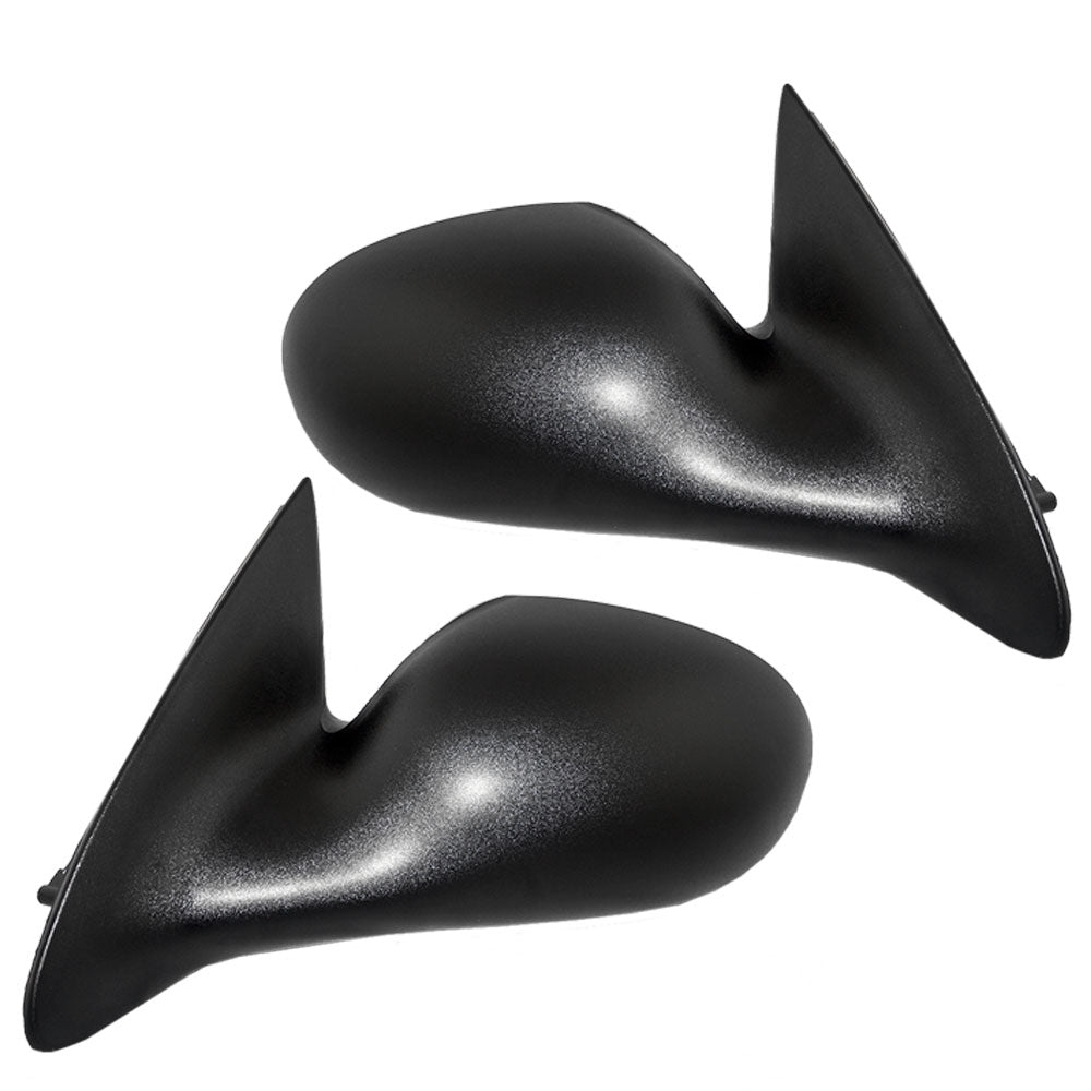 Replacement Set Driver and Passenger Power Side View Mirrors Textured Compatible with 300M LHS Concorde Intrepid 4574607AE 4574606AE
