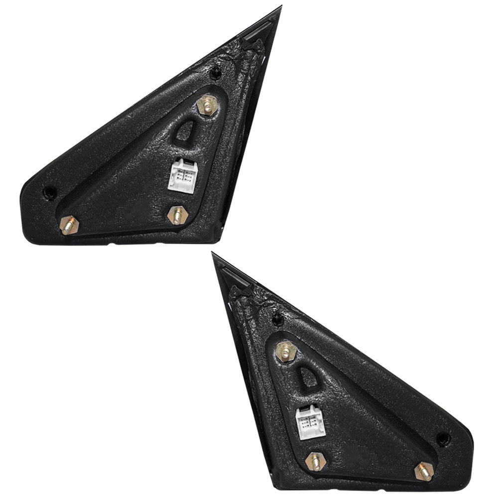 Replacement Set Driver and Passenger Power Side View Mirrors Textured Compatible with 2008-2014 Avenger 5008989AB 5008988AB