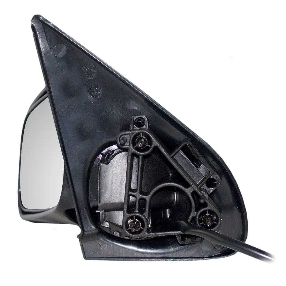 Brock Aftermarket Replacement Driver Left Power Mirror Textured Black without Heat Compatible with 1999-2004 Jeep Grand Cherokee