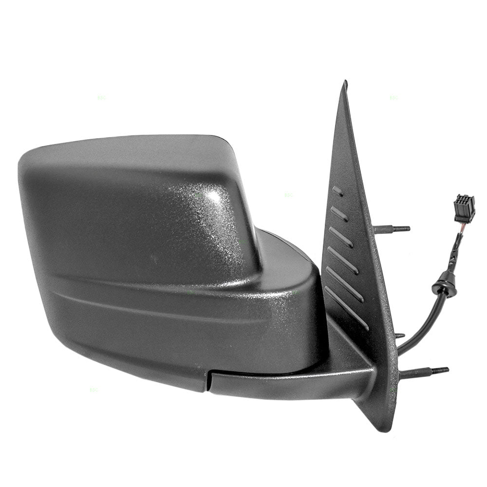 Replacement Passenger Power Side View Mirror Textured Black Compatible with 2008-2012 Liberty 57010076AF