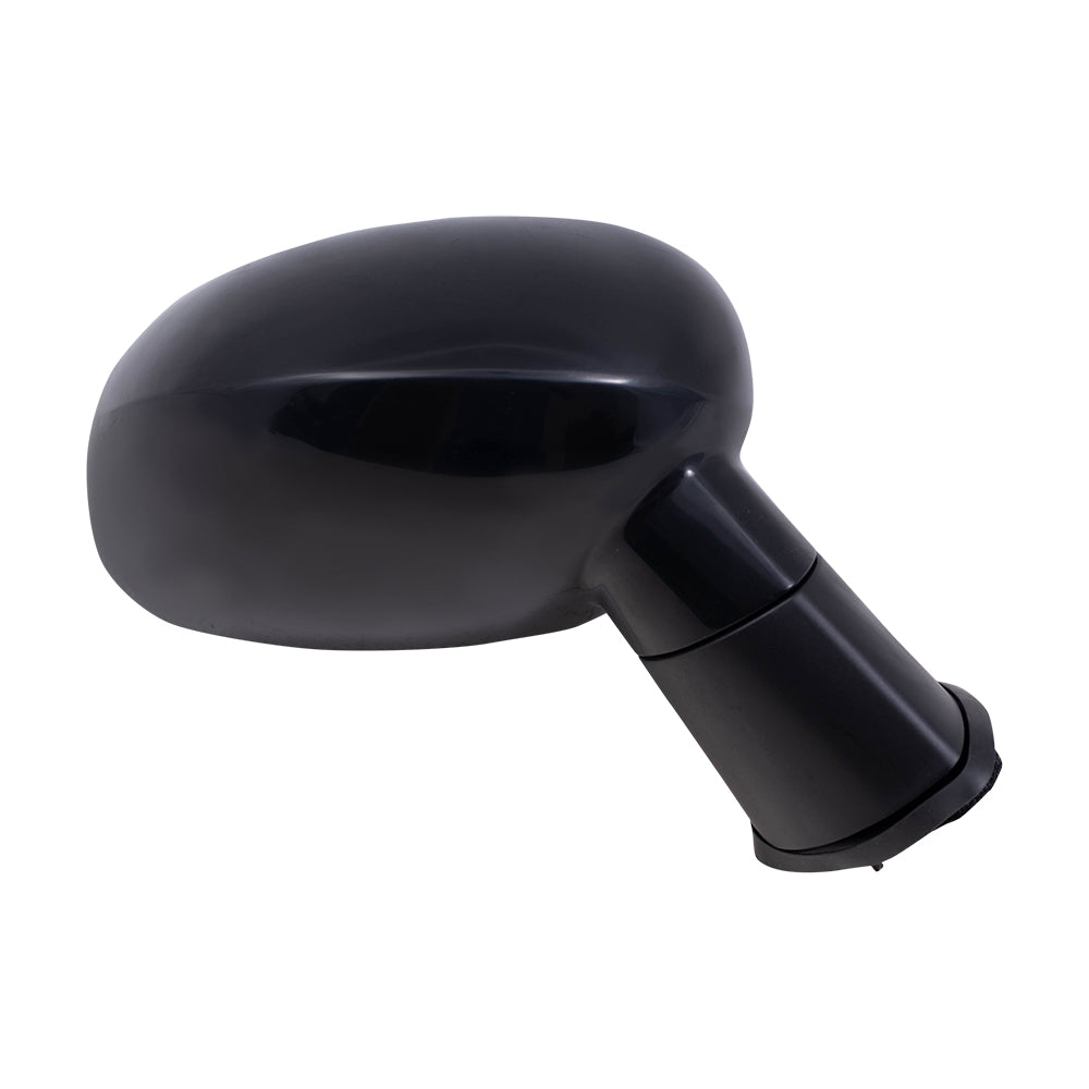 Brock Replacement Power Mirror Paint to Match Black with Heat-Blind Spot Detection Set Compatible with 15-19 Challenger