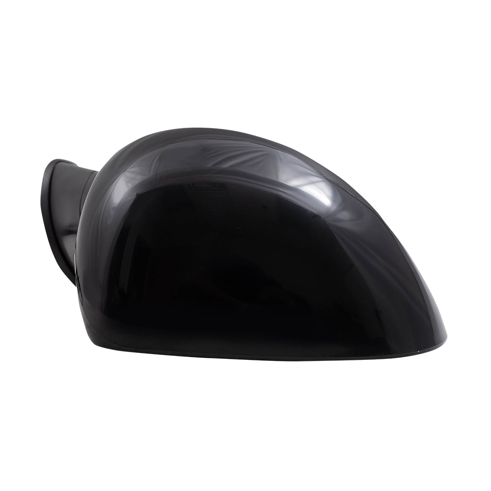 Brock Replacement Power Mirror Paint to Match Black with Heat-Blind Spot Detection Set Compatible with 15-19 Challenger