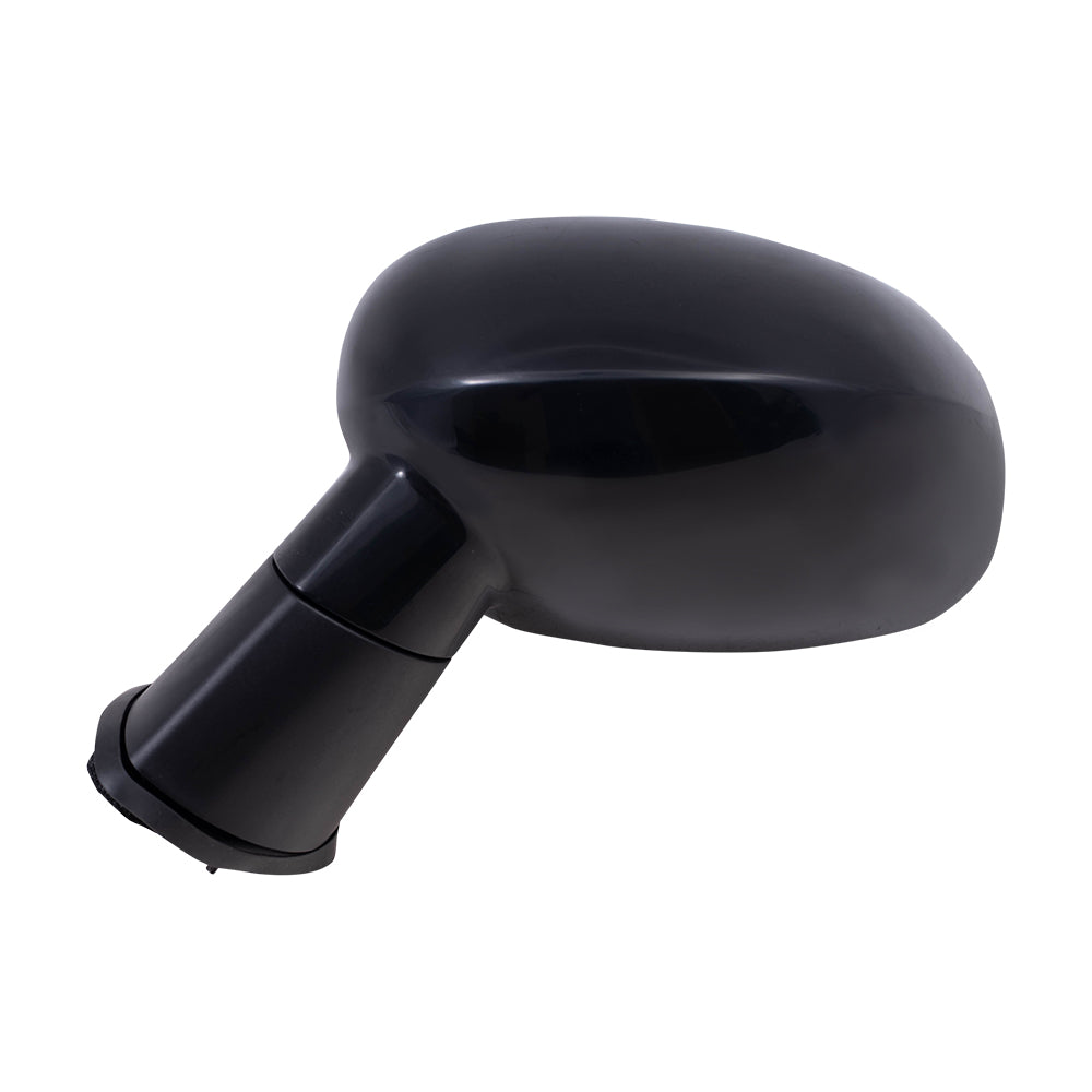 Brock Replacement Driver Side Power Mirror Paint to Match Black with Heat-Blind Spot Detection Compatible with 2015-2019 Dodge Challenger