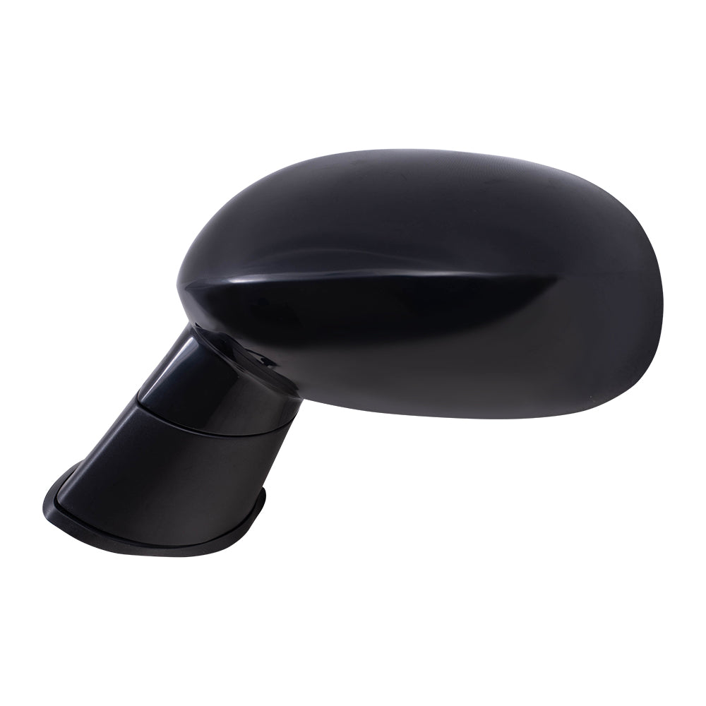 Brock Replacement Driver Side Power Mirror Paint to Match Black with Heat-Blind Spot Detection Compatible with 2015-2019 Dodge Challenger
