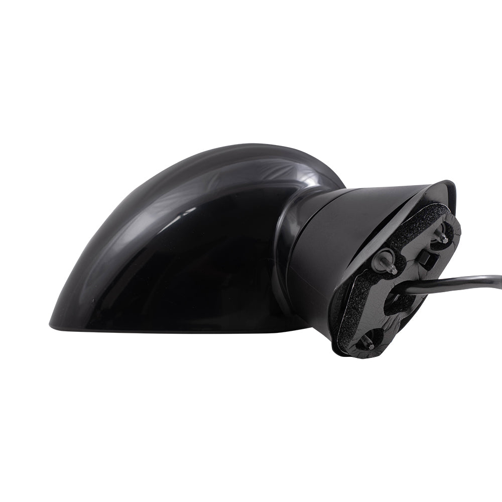 Brock Replacement Passenger Side Power Mirror Paint to Match Black with Heat-Blind Spot Detection Compatible with 2015-2019 Dodge Challenger