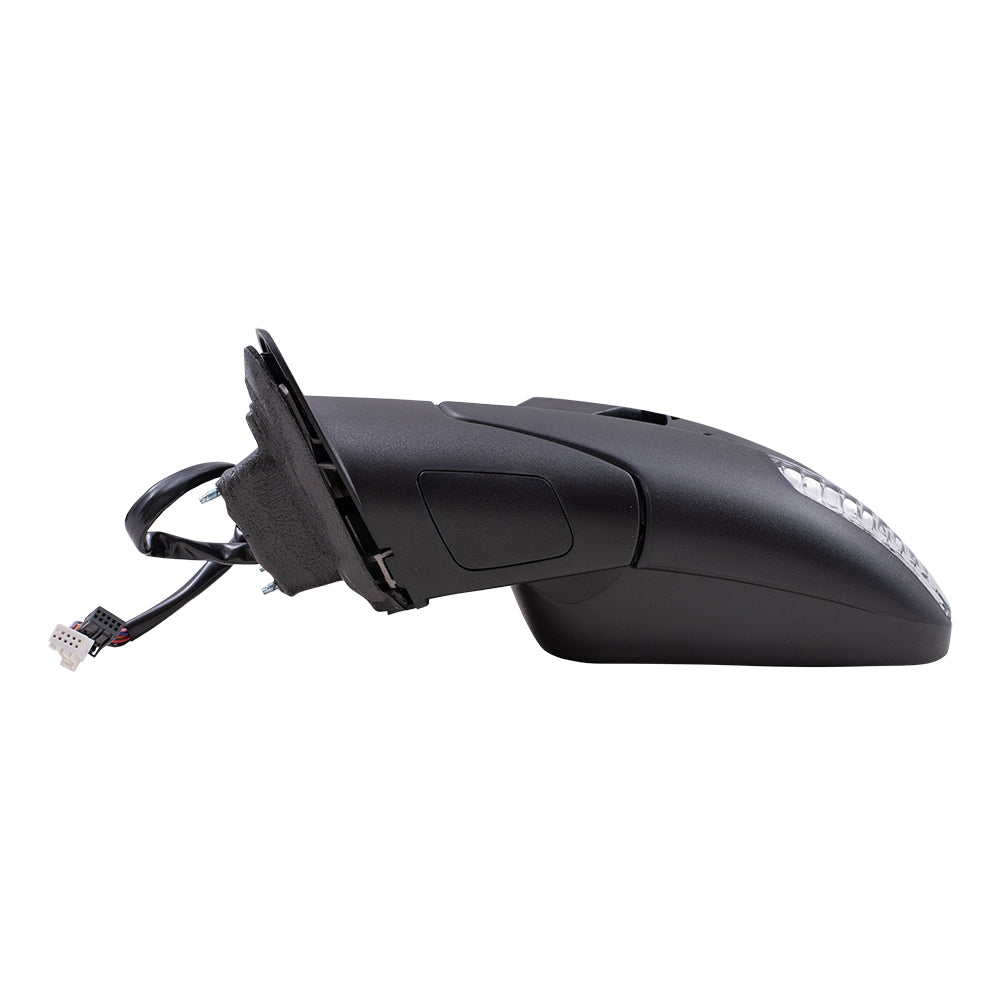 Brock Replacement Driver Side Power Mirror Paint to Match Black with Heat-Signal-Memory-Blind Spot Detection without Auto Dim Compatible with 2012-2020 Dodge Durango