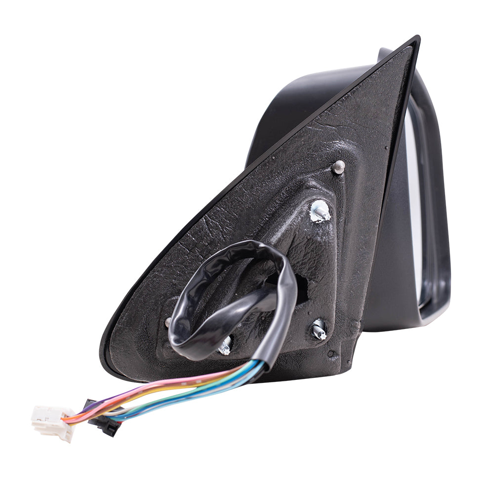 Brock Replacement Passenger Side Power Mirror Paint to Match Black with Heat-Signal-Memory-Blind Spot Detection without Auto Dim Compatible with 2012-2020 Dodge Durango