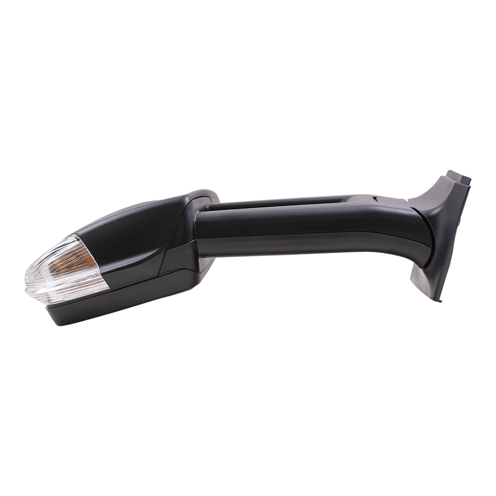 Brock Replacement Driver and Passenger Side Extended Type Power Mirrors Textured Black with Heat and Signal without Blind Spot Detection Compatible with 2006-2018 Sprinter