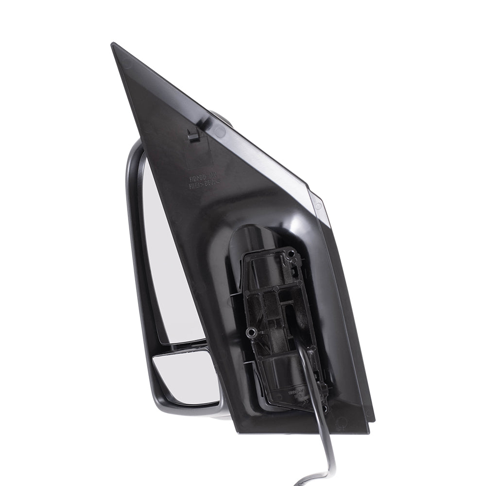 Brock Replacement Driver Side Standard Type Power Mirror Textured Black with Heat and Signal without Blind Spot Detection Compatible with 2006-2018 Sprinter