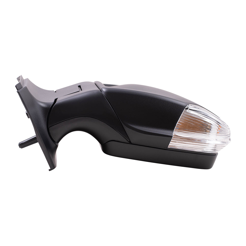 Brock Replacement Driver Side Standard Type Power Mirror Textured Black with Heat and Signal without Blind Spot Detection Compatible with 2006-2018 Sprinter