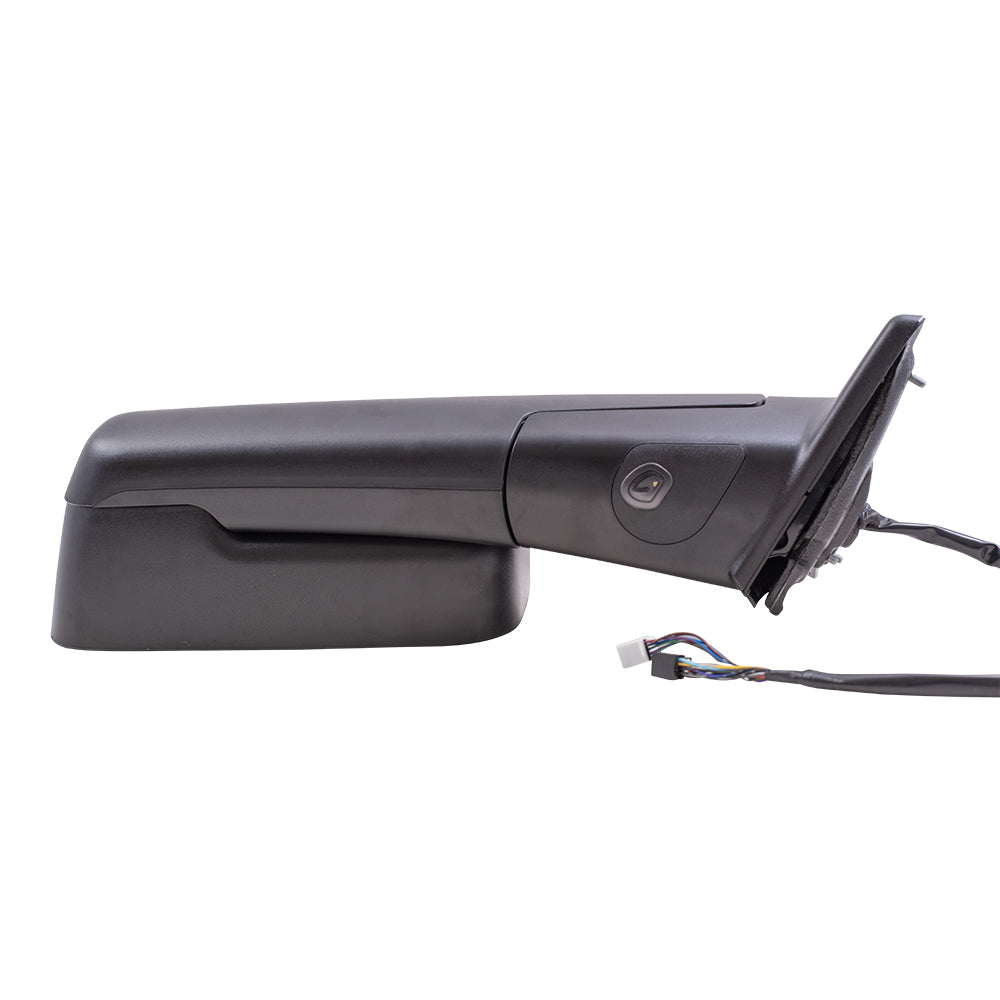 Brock Replacement Driver and Passenger Side Power Tow Mirror Textured Black with Heat Power Folding Memory Signal & Puddle Light Compatible with 2015-2018 Ram 2500/3500