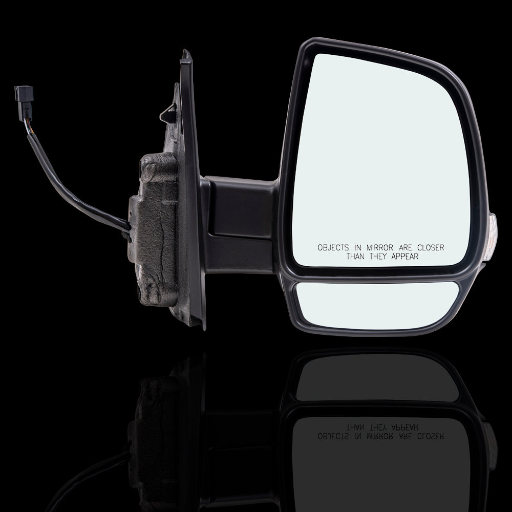 Brock Aftermarket Replacement Driver Left Passenger Right Power Mirror Paint To Match Gray With Heat-Signal-Temp Sensor Substitute Set Compatible With 2015-2021 RAM Promaster City SLT/Tradesman SLT