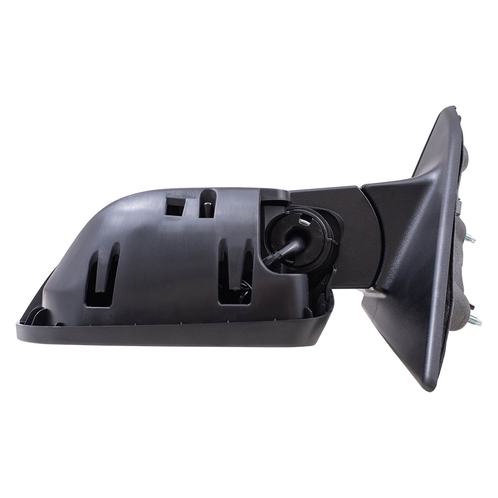 Brock Aftermarket Replacement Driver Left Power Mirror with Paint to Match Gray Cover-Textured Black Base-Heat-Signal-Blind Spot Detection Compatible with 2017-2021 Jeep Compass