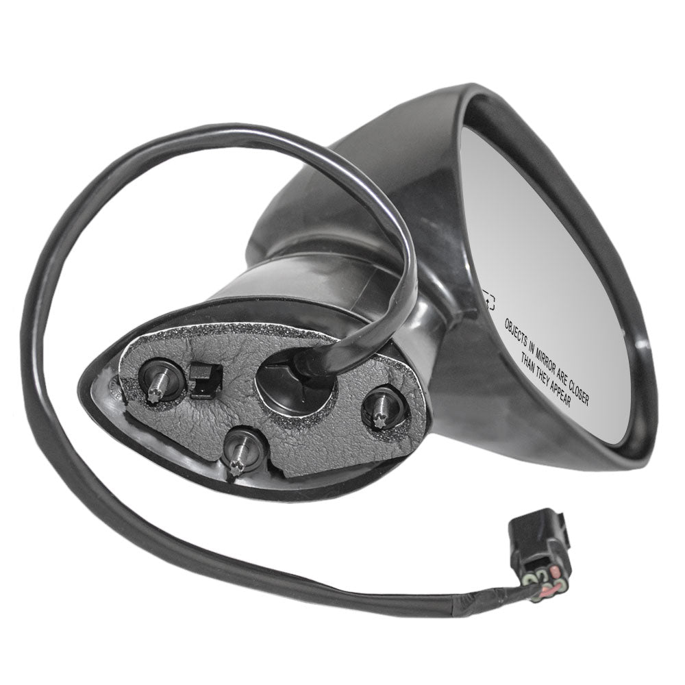 Replacement Passenger Power Side View Mirror Heated Ready-to-Paint Compatible with 2008-2014 Challenger 1GE18AXRAE