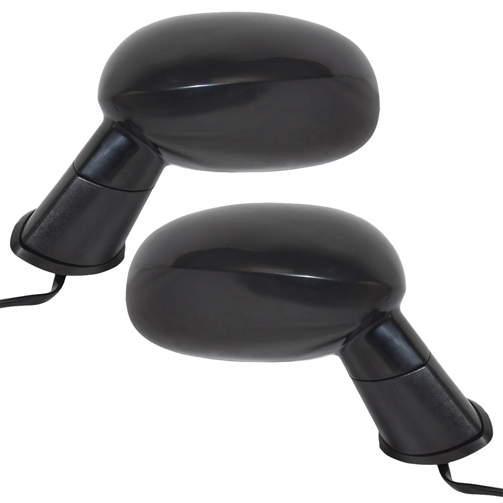 Replacement Pair Set Power Side View Mirrors Heated Compatible with 2015 2016 Challenger 5PE55DX8AC 5PE54DX8AC