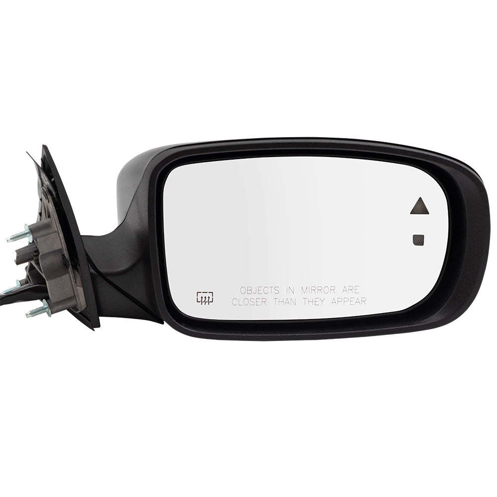 Replacement Passenger Power Side View Mirror Heated Memory Blind Spot Detection Compatible with 2011-2019 Charger 1NJ06DX8AL