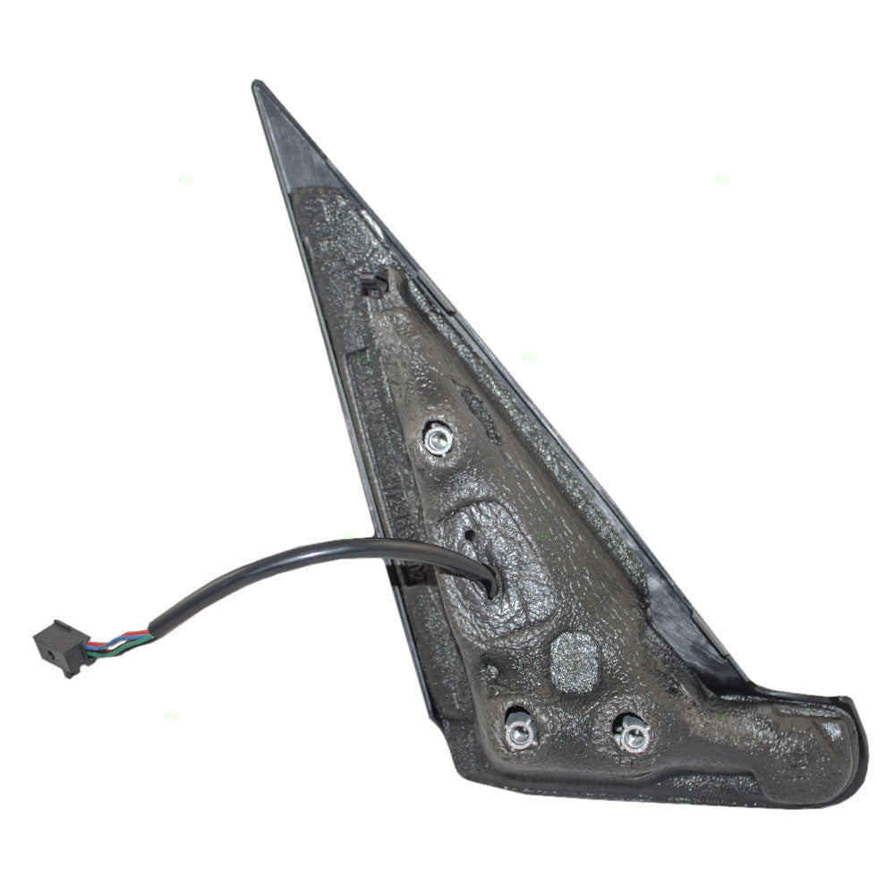 Replacement Driver Power Side View Mirror Heated Blind Spot Glass with Chrome Cover Compatible with 2014-2015 500L 68225416AA